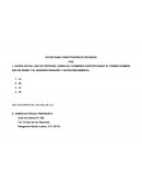 FORMATO PARA CONSTITUCIÓN DE SOCIEDAD