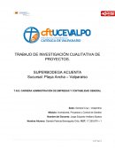 Trabajo de Investigación Cualitativa SuperBodega Acuenta, Valparaíso