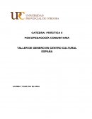 PSICOPEDAGOGÍA COMUNITARIA TALLER DE GENERO EN CENTRO CULTURAL ESPAÑA