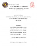 REFUNDACION DEL ESTADO EN AMERICA LATINA