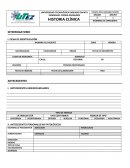 Formato de historia clinica en pediatría