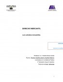 DERECHO MERCANTIL Los contratos mercantiles