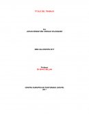 Modelo trabajo de grado (con bibliografia automática, tabla de contenido, títulos, etc)