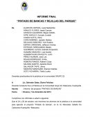 Rodajes “PINTADO DE BANCAS Y REJILLAS DEL PARQUE”