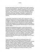 Proceso administrativo es la base de la administración