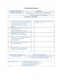 La persona que se ocupe de esta posición deberá intervenir directamente a las actividades propias a la fabricación de unidades (ensambles y sub-ensambles)