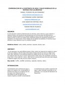 COMPROBACION DE LA EXISTENCIA DE AGUA Y SALES MINERALES EN LA MATERIA VIVA (ALIMENTOS)
