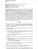 Demanda ejecutiva de alimentos ensayo