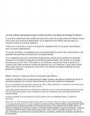 Sociologia ¿en qué contexto internacional surge el modelo económico del estado de bienestar en México?