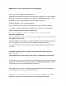 Obligaciones de los patrones hacia los trabajadores