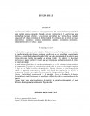En el presente informe analizamos el comportamiento del cambio de la temperatura del agua cuando esta se encuentra afectada por una resistencia en la cual circula una cantidad de corriente eléctrica