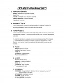 EXAMEN ANAMNESICO