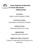 Como es la Historia en la educacion