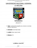 TEMA: Levantamiento topográfico de un terreno con winchas y jalones “Agrimensura”.