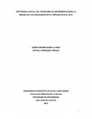 PERTINENCIA SOCIAL DEL PROGRAMA DE ENFERMERÍA DESDE LA MIRADA DE LOS GRADUADOS EN EL PERIODO 2010 AL 2014