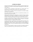 El origen del lenguaje LA ORTOGRAFIA