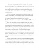 Lenguaje en que está escrita la novela del Quijote