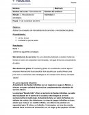 Aplicar los conceptos de mercadotecnia de servicios y mercadotecnia global