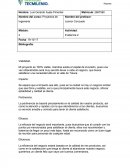 Como se da la Evidencia 2 proyectos de ingenieria