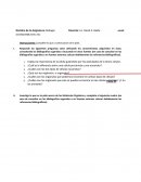 Instrucciones: Complete lo que a continuación se le pide