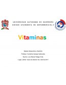 Las Vitaminas. Alimentos que contienen vitaminas
