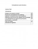 Ejemplo de la Competencia