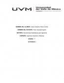 ENSAOY SOBRE HERRAMIENTAS ESTADÍSTICAS PARA INGENIERÍA