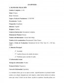 Ejemplo de un Examen neuropsicologico