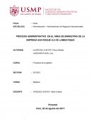 PROCESO ADMINISTRATIVO EN EL ÁREA DE MARKETING DE LA EMPRESA SAN ROQUE S.A DE LAMBAYEQUE
