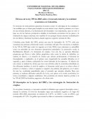 Efectos de la reforma laboral del 2002 en Colombia