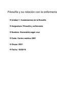 Filosofía y su relación con la enfermería. Unidad 1: fundamentos de la filosofía
