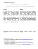 Calculo de parámetros Geométricos