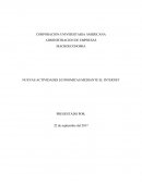 NUEVAS ACTIVIDADES ECONOMICAS MEDIANTE EL INTERNET