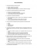 Ejercicios sobre nutrición vegetal y animal