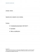 El plan de la cuenta clave Cliente: OXXO