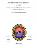 Curso: Psicología General Tema: Ensayo