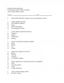 Prueba de lectura domiciliaria Lectura del mes: Donde vuelan los cóndores