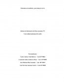 El nuevo Informe de laboratorio nro 1 fisica mecanica