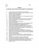 EXAMEN 3 LA NEURONA COMO SISTEMA DE PROCESAMIENTO DE INFORMACION