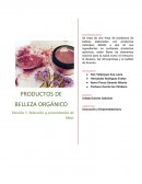 PRODUCTOS DE BELLEZA ORGÁNICO