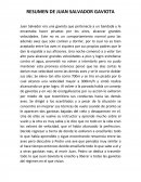 RESUMEN DE JUAN SALVADOR GAVIOTA