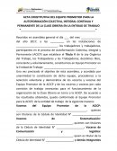 Acta equipo promotor formacion continua LOTTT