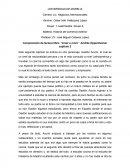 Comprensión de lectura libro: ¨Crear o morir"