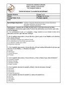 Control de lectura “La ciudad de las Esfinges”.