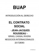 INTRODUCCIÓN AL DERECHO EL CONTRATO SOCIAL