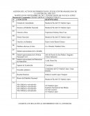 Agenda del acto de recibimiento del fuego centroamaricano de la Antorcha, año 2017