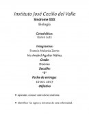 Biologia. El síndrome triple X, XXX