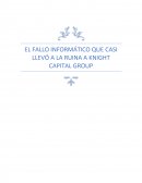 Ejemplo de una Fallo de seguridad Knight Capital Group