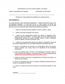 PRUEBA DE CONOCIMIENTOS GENERALES (DIAGNÓSTICA)