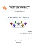 El nuevoi “El Desarrollo Local como Complemento Institucional de un Proceso de Descentralización”.